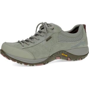 imageDansko Paisley Waterproof Outdoor Sneakers for Women  Comfortable Breathable Walking Shoes with Arch Support  Stain Resistant Sneakers with Slip Resistant Rubber Outsole  Great for HikingSage Suede