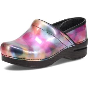 imageDansko Professional SlipOn Clogs for Women  Rocker Sole and Arch Support for Comfort  Ideal for Long Standing Professionals  Nursing Veterinarians Food Service Healthcare ProfessionalsSpray Paint Patent