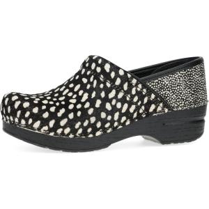 imageDansko Professional SlipOn Clogs for Women  Rocker Sole and Arch Support for Comfort  Ideal for Long Standing Professionals  Nursing Veterinarians Food Service Healthcare ProfessionalsSpotted