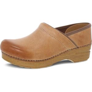 imageDansko Professional SlipOn Clogs for Women  Rocker Sole and Arch Support for Comfort  Ideal for Long Standing Professionals  Nursing Veterinarians Food Service Healthcare ProfessionalsHoney Distressed