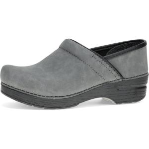 imageDansko Professional SlipOn Clogs for Women  Rocker Sole and Arch Support for Comfort  Ideal for Long Standing Professionals  Nursing Veterinarians Food Service Healthcare ProfessionalsGrey Microbuck
