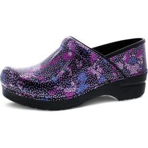 imageDansko Professional SlipOn Clogs for Women  Rocker Sole and Arch Support for Comfort  Ideal for Long Standing Professionals  Nursing Veterinarians Food Service Healthcare ProfessionalsDotty Abstract