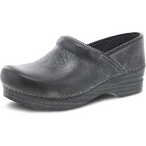 imageDansko Professional SlipOn Clogs for Women  Rocker Sole and Arch Support for Comfort  Ideal for Long Standing Professionals  Nursing Veterinarians Food Service Healthcare ProfessionalsCharcoal Distressed