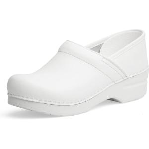 imageDansko Professional SlipOn Clogs for Women  Rocker Sole and Arch Support for Comfort  Ideal for Long Standing Professionals  Nursing Veterinarians Food Service Healthcare ProfessionalsWhite Box