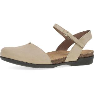imageDansko Rowan Sandal for Women  Memory Foam and Cork Footbed for Comfort and Arch Support  Lightweight Rubber Outsole for LongLasting Wear  Versatile Casual to Dressy FootwearSand