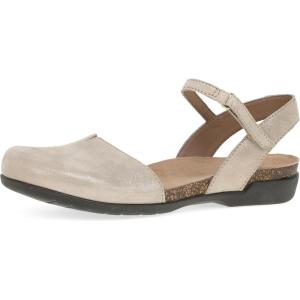 imageDansko Rowan Sandal for Women  Memory Foam and Cork Footbed for Comfort and Arch Support  Lightweight Rubber Outsole for LongLasting Wear  Versatile Casual to Dressy FootwearBeige Sparkle