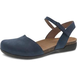 imageDansko Rowan Sandal for Women  Memory Foam and Cork Footbed for Comfort and Arch Support  Lightweight Rubber Outsole for LongLasting Wear  Versatile Casual to Dressy FootwearNavy