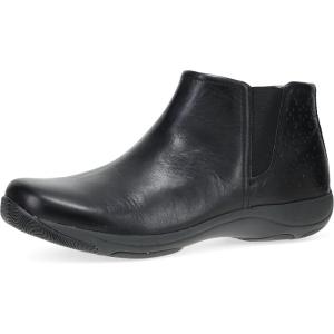 imageDansko Sherry Womens Ankle Bootie  Inside Zipper Boot with Padded Uppers ampamp Arch Support  Slip ResistantBlack