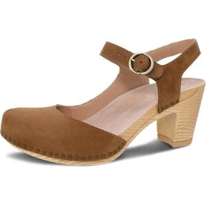 imageDansko Taytum ClosedToe Assymetrical Sandal for Women  Quality Leathers Treated with Scotchgard for Stain Resistance  Cushioned Contoured Footbed for AllDay ComfortTan