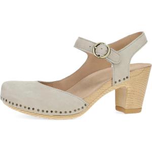 imageDansko Taytum ClosedToe Assymetrical Sandal for Women  Quality Leathers Treated with Scotchgard for Stain Resistance  Cushioned Contoured Footbed for AllDay ComfortTaupe