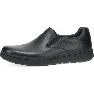 imageDansko Thomas Stylish SlipOn Sneaker for Men  Supportive and Stable Footbed for AllDay Comfort  WipeClean Leathers and SlipResistant Rubber OutsolesBlack