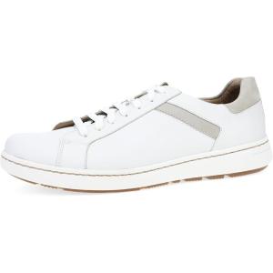 imageDansko Trevor Lace up Stylish Sneaker for Men  Leather Linings for Breathability  SlipResistant OutsoleWhite
