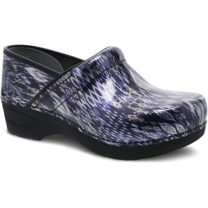 imageDansko XP 20 Clogs  Lightweight SlipResistant Footwear for Comfort and Support  Ideal for Long Standing Professionals  Food Service Healthcare ProfessionalsNavy Ikat Patent