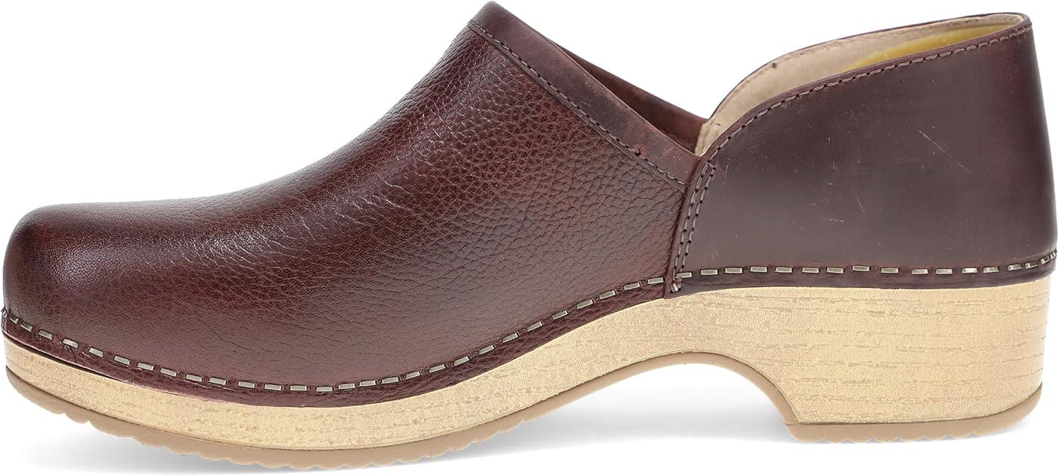 imageDansko Brenna Slip On Clogs for Women  Memory Foam and Arch Support for All Day Comfort and Support  Lightweight EVA Oustole for LongLasting WearCordovan