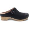 imageBurnished Nubuck Berry Black Mule by DanskoBlack