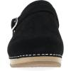 imageBurnished Nubuck Berry Black Mule by DanskoBlack Waterproof Suede
