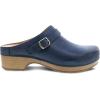 imageBurnished Nubuck Berry Black Mule by DanskoNavy
