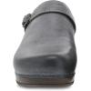 imageBurnished Nubuck Berry Black Mule by DanskoPewter Metallic