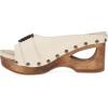imageDansko Adeline Heeled Slide Sandal for Women  HandCrafted Wooden Outsoles  Memory Foam Footbeds and Rubber Padded Outsoles for Comfort and DurabilityBone