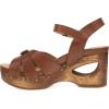 imageDansko Adie Heeled Gladiator Sandal for Women  HandCrafted Wooden Outsoles  Memory Foam Footbeds and Rubber Padding for Unparalleled Comfort and DurabilityTan