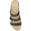 imageDansko Campbell SlipOn Wedge Sandal for Women Low Profile Wedge with Arch Support Adjustable Fit for Walking ComfortBlack