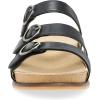 imageDansko Campbell SlipOn Wedge Sandal for Women Low Profile Wedge with Arch Support Adjustable Fit for Walking ComfortBlack