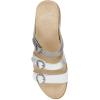 imageDansko Campbell SlipOn Wedge Sandal for Women Low Profile Wedge with Arch Support Adjustable Fit for Walking ComfortPewter