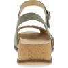 imageDansko Cass PeepToe Wedge Sandal for Women Low Profile Wedge with Arch Support Adjustable Fit for Walking ComfortSage