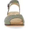imageDansko Cass PeepToe Wedge Sandal for Women Low Profile Wedge with Arch Support Adjustable Fit for Walking ComfortSage