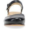 imageDansko Christine Womens Cushioned Low Profile Wedge Mary Jane  ClosedToe Sandal with Hook and Loop Adjustable Strap Lightweight Comfort Arch SupportBlack