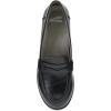 imageDansko Danica Heeled Loafer for Women  Waterproof Leather with Rubber Outsole and Leather Stacked Heel for LongLasting Style in Any WeatherBlack