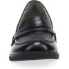 imageDansko Danica Heeled Loafer for Women  Waterproof Leather with Rubber Outsole and Leather Stacked Heel for LongLasting Style in Any WeatherBlack