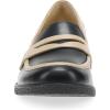 imageDansko Danica Heeled Loafer for Women  Waterproof Leather with Rubber Outsole and Leather Stacked Heel for LongLasting Style in Any WeatherBlackDune