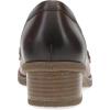 imageDansko Danica Heeled Loafer for Women  Waterproof Leather with Rubber Outsole and Leather Stacked Heel for LongLasting Style in Any WeatherPlumChocolate