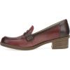 imageDansko Danica Heeled Loafer for Women  Waterproof Leather with Rubber Outsole and Leather Stacked Heel for LongLasting Style in Any WeatherPlumChocolate