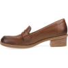 imageDansko Danica Heeled Loafer for Women  Waterproof Leather with Rubber Outsole and Leather Stacked Heel for LongLasting Style in Any WeatherTan