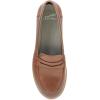 imageDansko Danica Heeled Loafer for Women  Waterproof Leather with Rubber Outsole and Leather Stacked Heel for LongLasting Style in Any WeatherTan