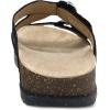imageDansko Dayna Double Buckle SlipOn Sandal for Women  Cushioned Cork Midsole for Comfort and Shock Absorption  Vibram ECOSTEP EVO Rubber Outsole for LongLasting WearBlack