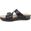 imageDansko Dayna Double Buckle SlipOn Sandal for Women  Cushioned Cork Midsole for Comfort and Shock Absorption  Vibram ECOSTEP EVO Rubber Outsole for LongLasting WearBlack Croco