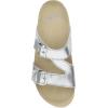 imageDansko Dayna Double Buckle SlipOn Sandal for Women  Cushioned Cork Midsole for Comfort and Shock Absorption  Vibram ECOSTEP EVO Rubber Outsole for LongLasting WearSilver