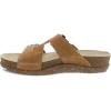 imageDansko Dayna Double Buckle SlipOn Sandal for Women  Cushioned Cork Midsole for Comfort and Shock Absorption  Vibram ECOSTEP EVO Rubber Outsole for LongLasting WearTan