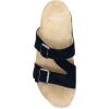imageDansko Dayna Double Buckle SlipOn Sandal for Women  Cushioned Cork Midsole for Comfort and Shock Absorption  Vibram ECOSTEP EVO Rubber Outsole for LongLasting WearBlack