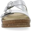 imageDansko Dayna Double Buckle SlipOn Sandal for Women  Cushioned Cork Midsole for Comfort and Shock Absorption  Vibram ECOSTEP EVO Rubber Outsole for LongLasting WearSilver