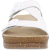 imageDansko Dayna Double Buckle SlipOn Sandal for Women  Cushioned Cork Midsole for Comfort and Shock Absorption  Vibram ECOSTEP EVO Rubber Outsole for LongLasting WearWhite Croco