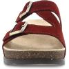 imageDansko Dayna Double Buckle SlipOn Sandal for Women  Cushioned Cork Midsole for Comfort and Shock Absorption  Vibram ECOSTEP EVO Rubber Outsole for LongLasting WearCinnabar
