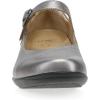 imageDansko Fawna Mary Jane for Women  Cute Comfortable Shoes with Arch Support  Versatile Casual to Dressy Footwear with Buckle Strap  Lightweight Rubber OutsolePewter Metallic