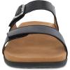 imageDansko Justine Adjustable Sandal for Women  Leather Linings and Uppers for AllDay Comfort  DualDensity EVA Footbed and Lightweight Rubber Outsole for LongLasting WearBlack