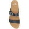 imageDansko Justine Adjustable Sandal for Women  Leather Linings and Uppers for AllDay Comfort  DualDensity EVA Footbed and Lightweight Rubber Outsole for LongLasting WearBlack