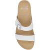 imageDansko Justine Adjustable Sandal for Women  Leather Linings and Uppers for AllDay Comfort  DualDensity EVA Footbed and Lightweight Rubber Outsole for LongLasting WearWhite