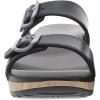 imageDansko Kandi SlipOn Adjustable Sandal for Women  Lightweight and Durable Easy Clean Molded EVA Natural Arch Technology for Added SupportBlack